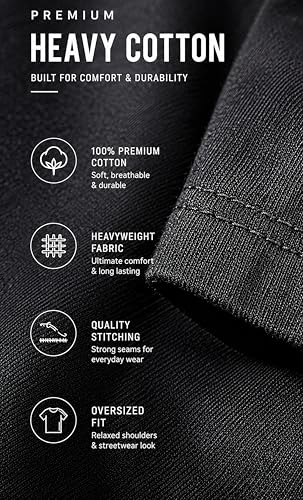 Image of Men's Cotton Oversized T-Shirt - Relaxed Fit Half Sleeve F1 Graphic Print Tee for Streetwear & Casual Outings - Black