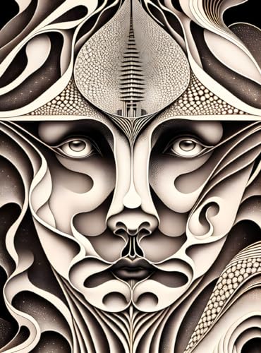 Affiches sur toile 58x90cm style Aubrey Beardsley design sans cadre