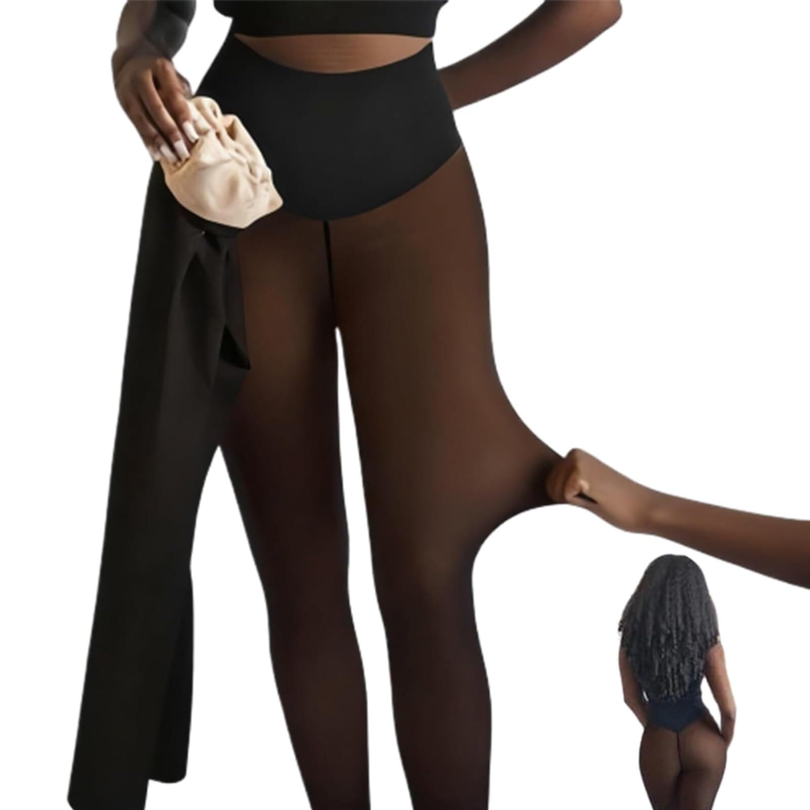 Leggings gainants en polaire pour rester élégante et au chaud lors de vos sorties