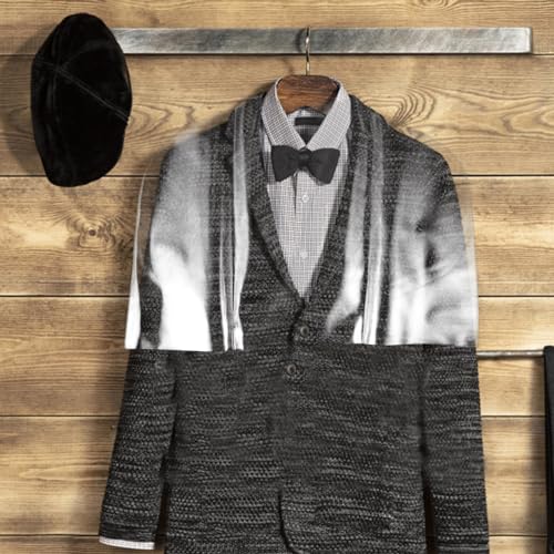 Wakauto 5pcs Transparent Clothes Covers Garment Bags for Coats and Suits Storage Material Space-saving Design for Wardrobe Organization2