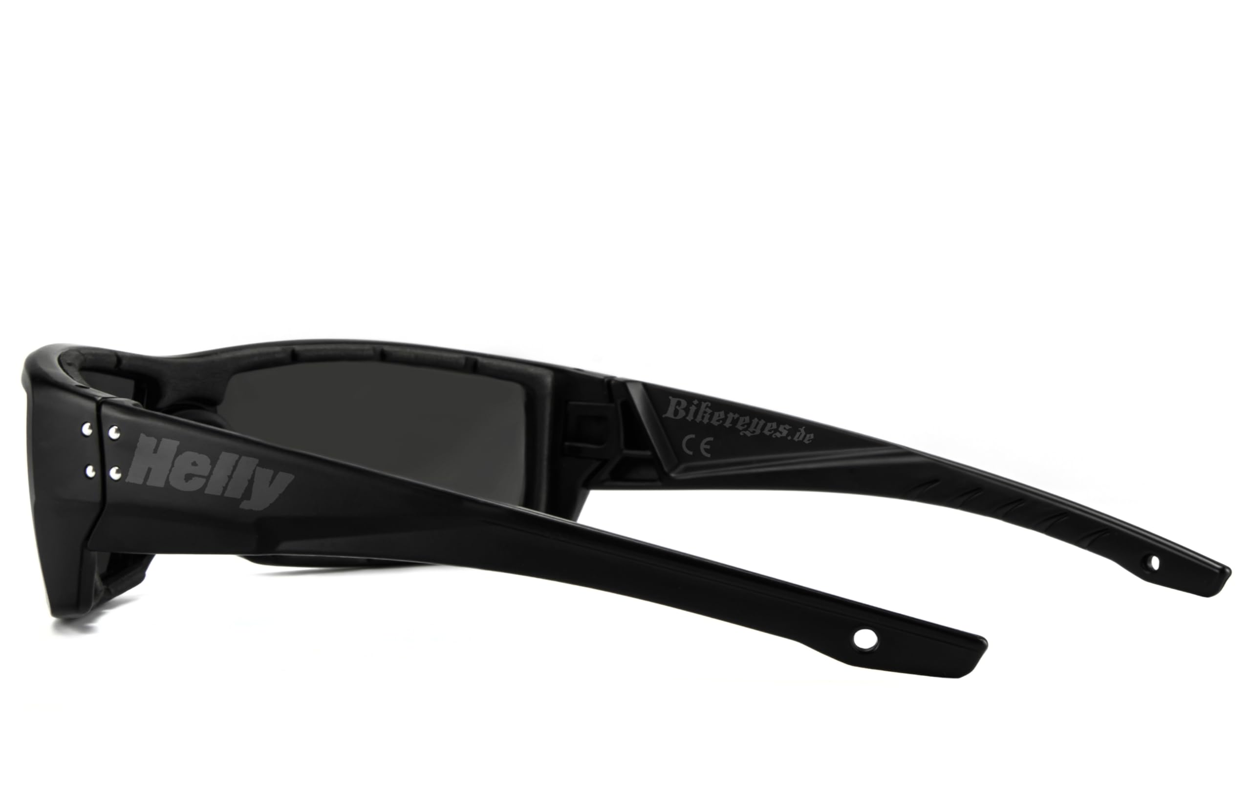 Helly® – No.1 Bikereyes® – Gafas de motociclismo, gafas de sol para moto, gafas de sol para moto, resistentes al viento, acolchadas, antivaho, irrompibles