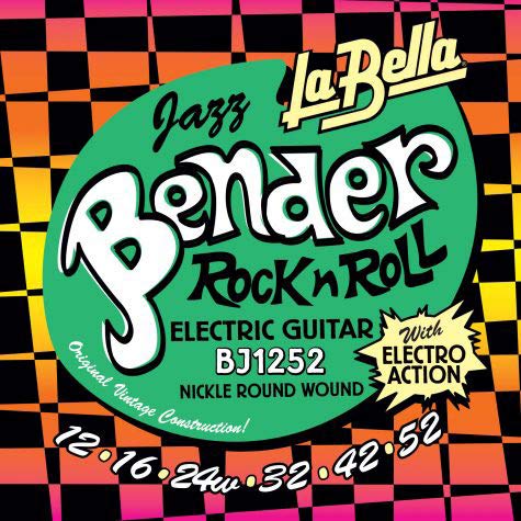 LA BELLA (ラベラ) エレキギター弦 BJ1252 Jazz Bender Electric Guitar Strings with wound 3rd