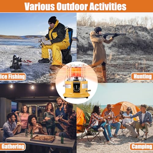 MOZODAWN 2-in-1 Propane Heater & Stove