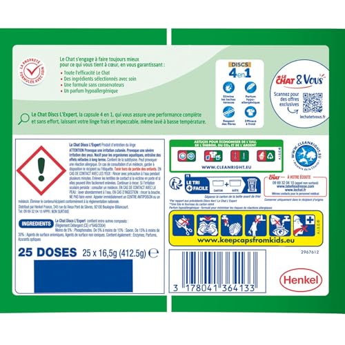 LE CHAT 'Expert Discs 4en1 Lot de 6 boîtes de 25 capsules 150 capsules - vue 3