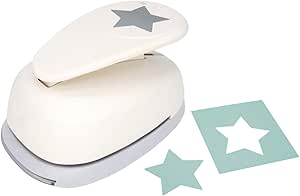 Bira 3.5 inch Star Lever Action Extra Large Craft Punch, Christmas Punch, for Paper Crafting Scrapbooking Cards Arts