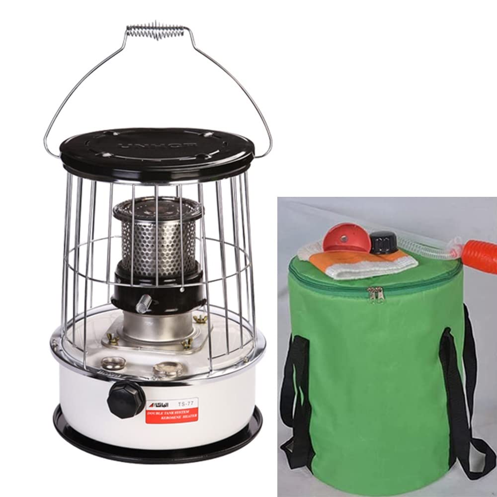 WJWA Portable Camping Heater, Space Heaters For Patio Tent Cooking Garden,  Kerosene Stove Heater With Wick, 10000 BTU, Heating Area 25 Sq M :  Amazon.co.uk: Garden