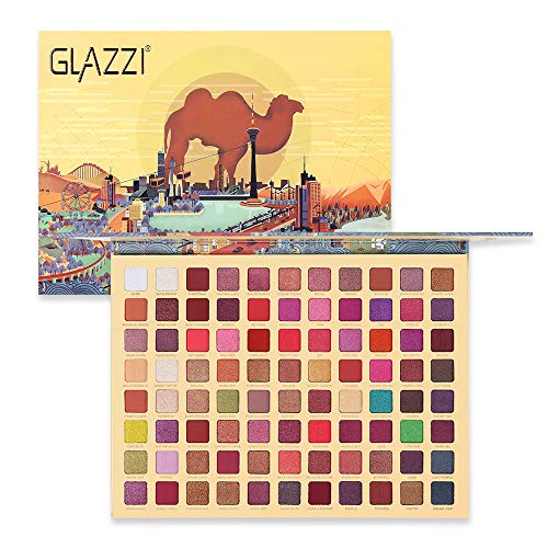 Pro 88 Colors Eyeshadow Palette Makeup Set, Matte Shimmer Glitter Natural Highly-Pigmented Pressed Pearls Halloween Eye Shadow Cosmetics Makeup Kit for Beginners and Pros