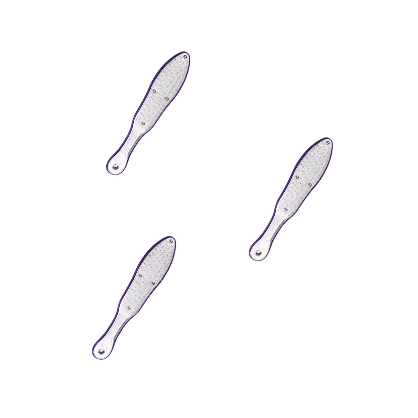Healvian 3pezzi Raspa Per Piedi Inossidabile Strumento Professionale Per La Dei Piedi Rimuove Calli e Morta Design Compatto Per Uso Facile e Veloce e Lisci