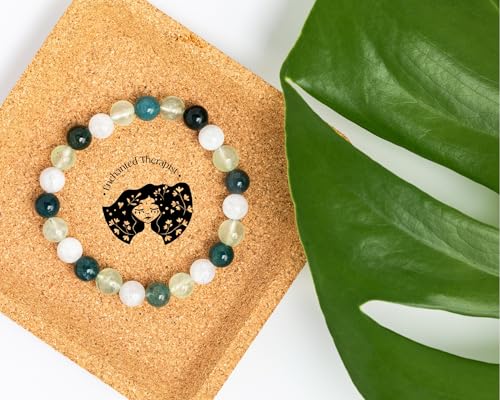 Green Witch Bracelet, Reiki Infused, Energy Bracelet, Reiki Gift, Reiki jewelry, Gemstone bracelets, Crystal bracelets4