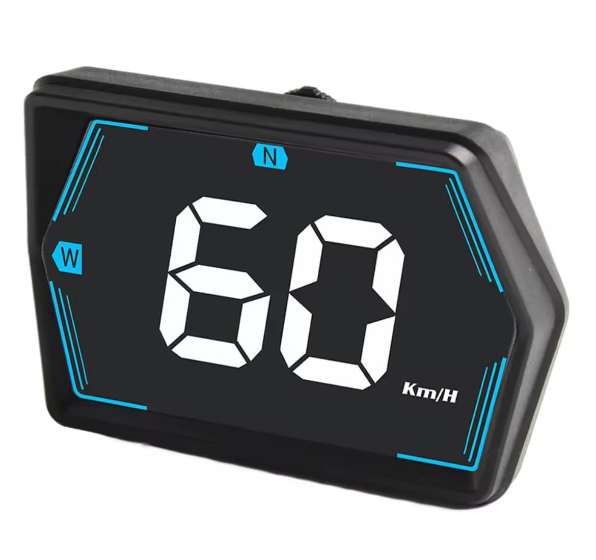HUD universel pour voiture Affichage tête haute universel compteur vitesse numérique limiteur de vitesse numérique HUD GPS KMH LIMITEUR VITESSE ALARME DE SURVITESSE avertisseur de vitesse