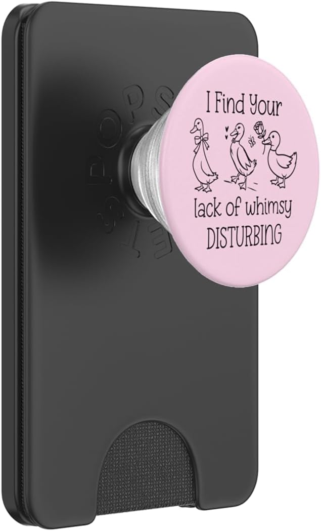 I Find Your Lack of Whimsy Disturbing Goose Silly Whimsical PopSockets PopWallet for MagSafe