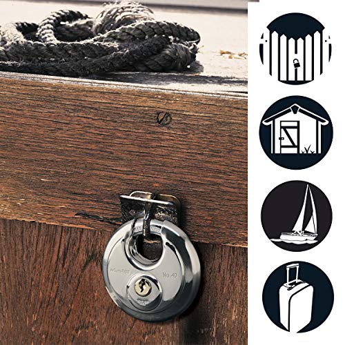 Cadenas disque Master Lock 40EURD pour bloquer les coupe-boulons sur vos accès