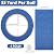 Fainne Blue Painters Tape Bulk Multi Pack Safe Paint Paper Masking Tape for Wall Painting Decoration Supplies(4 Inch X 55 Yards,4 Rolls)