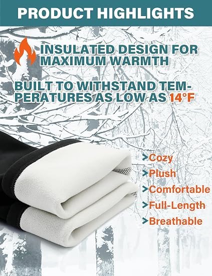 Fleece Lined Leggings Women Cross Waist Thermal Warm Tights Cold Weather - image 7