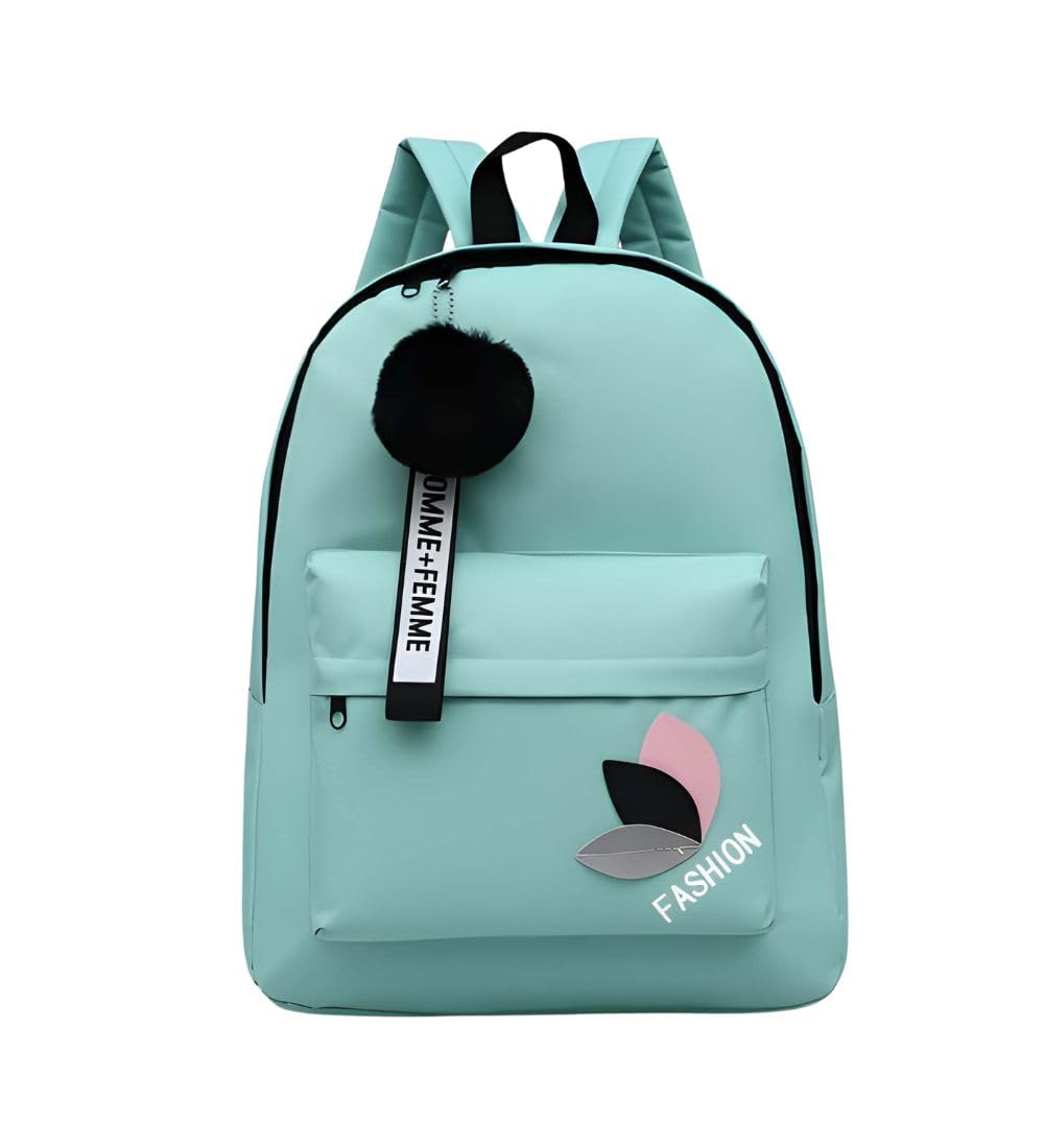 Unisex PU Leather Solid Medium Backpack | Stylish Zipper Closure | Water-Resistant Durable Material | Casual Travel Laptop Backpack for Men & Women | Spacious & Lightweight | Daily Use Bag-image-40