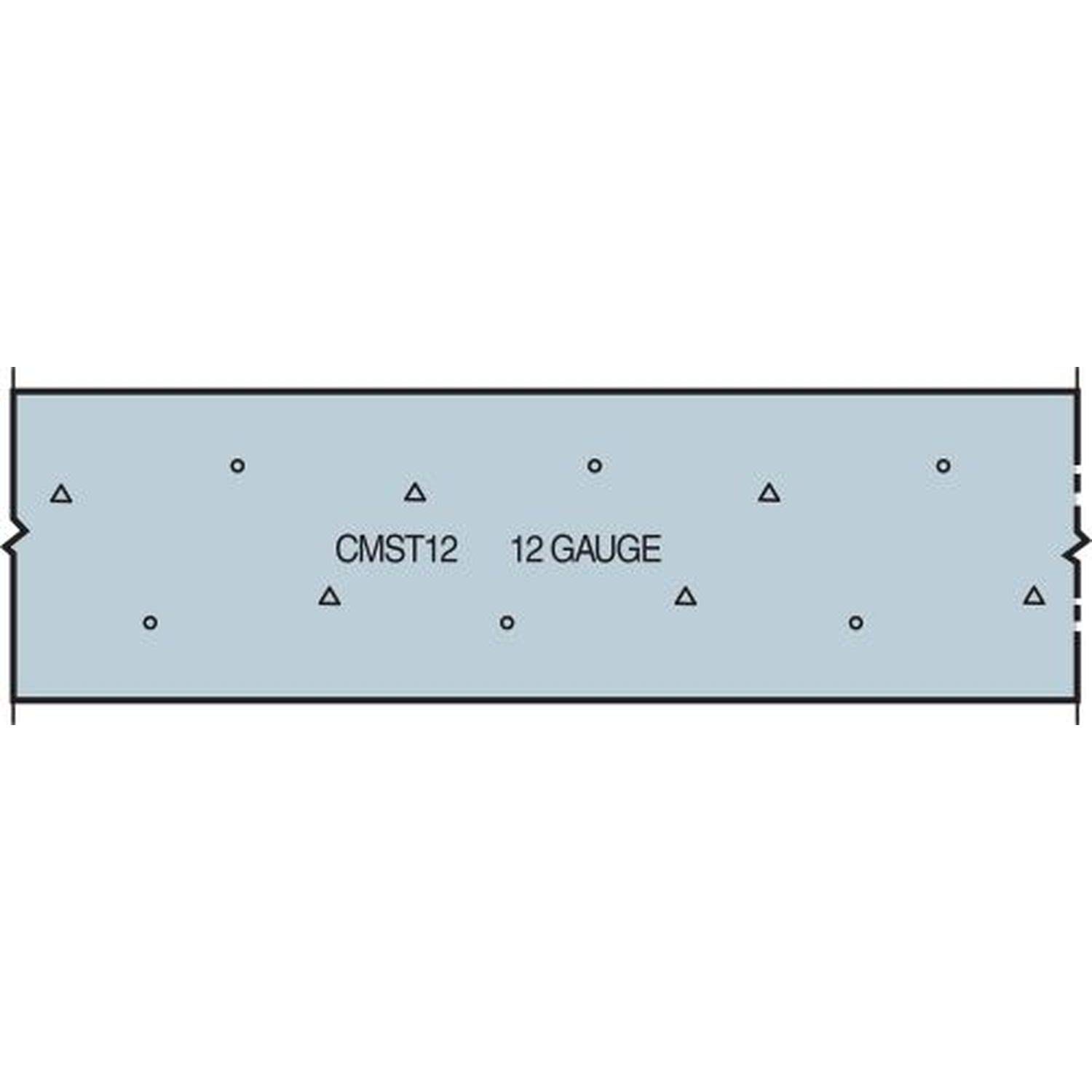 Amazon.com: Simpson Strong-Tie CMST12 CMST 40 ft. 12-Gauge