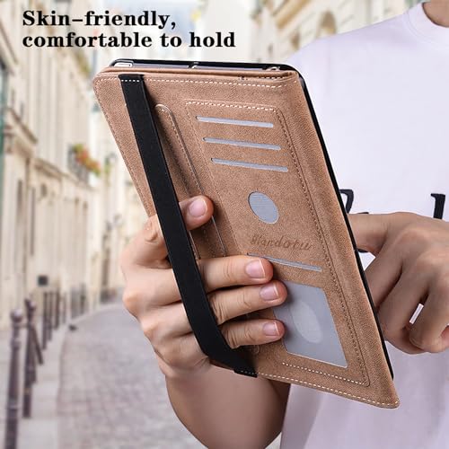 Coque Xiaomi Redmi Pad Pro en cuir PU de qualité supérieure style minimaliste finition dorée