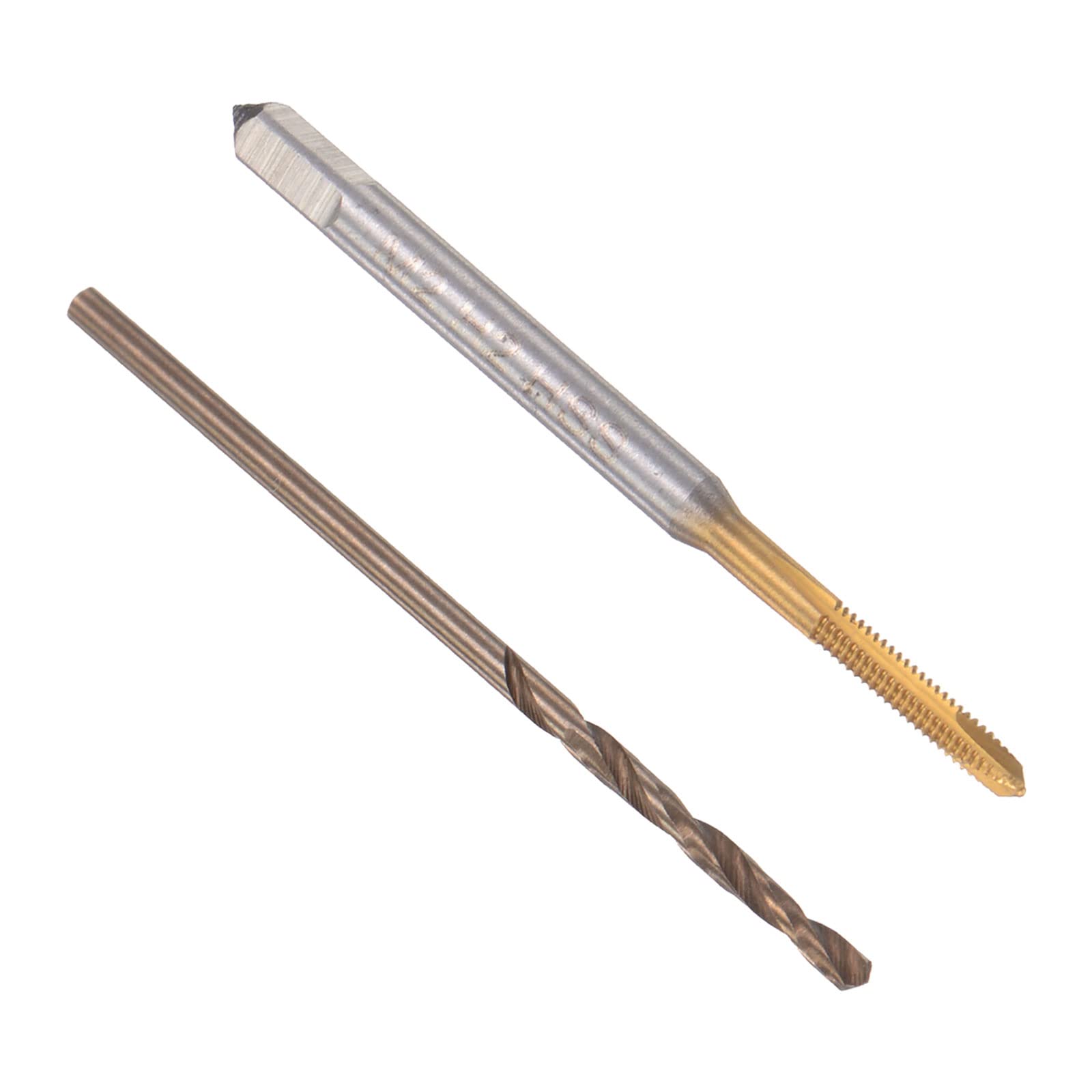 QUARKZMAN M2 X 0.4 Taraud En Spirale + 1.6mm Foret - Ensemble 2PCS HSS