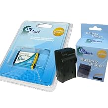 Replacement for Coolpix S4150 Battery and Charger - Compatible with EN-EL19 Digital Camera Batteries and Chargers 700mAh 3.7V Lithium-Ion