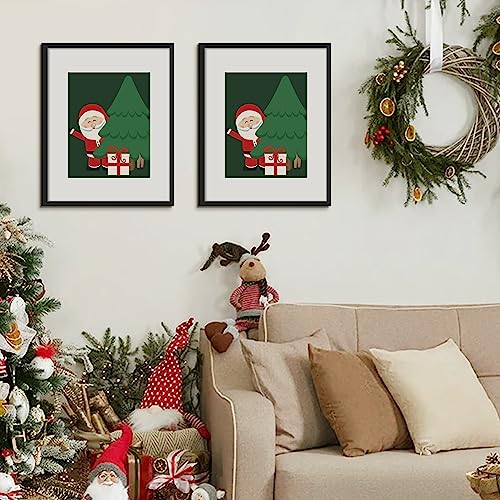 Enjoybasics 16X20 Picture Frame, Display Poster 11X14 With Mat Or 16 X 20 Without Mat, Wall Gallery Photo Frames, Black, 2 Pack #TOP6