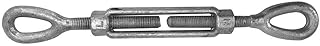 MH GLOBAL 1/2 x 9 Inch WLL 2,200 LBS Turnbuckle Eye Eye Pulley Galvanized Drop Forge Swivel Hoist Eye