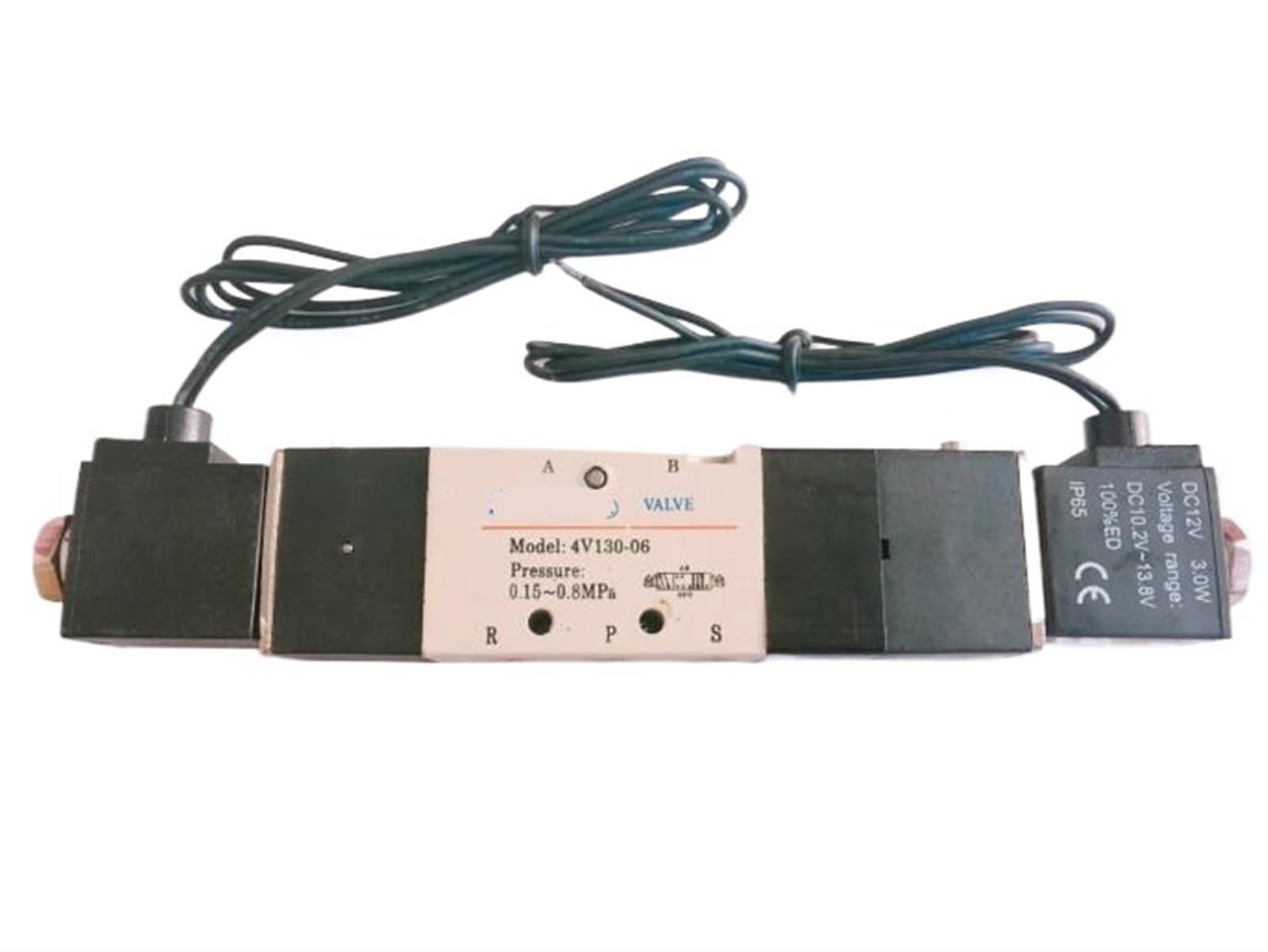 Électrovannes d'air 4V130-06 1/8 pouces vanne pneumatique AC220V 5 ports