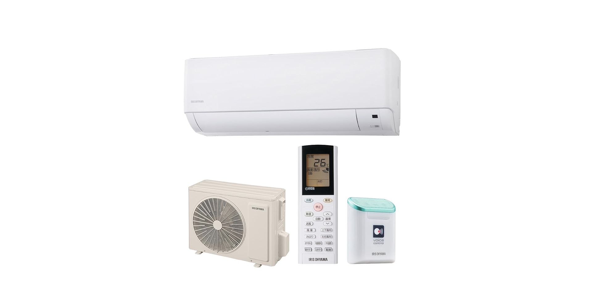アイリスオーヤマ ルームエアコン IAR-5606GV Amazon | 【標準取付工事費込み】＼話かけて操作可能／ アイリス