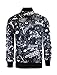 SCREENSHOT-S51050 Hip-Hop Urban Fashion Bomber Jacket - Outdoor Lightweight Streetwear Crazy Writing Cartoon Graffiti Print Zip Up Top-Black-Medium
