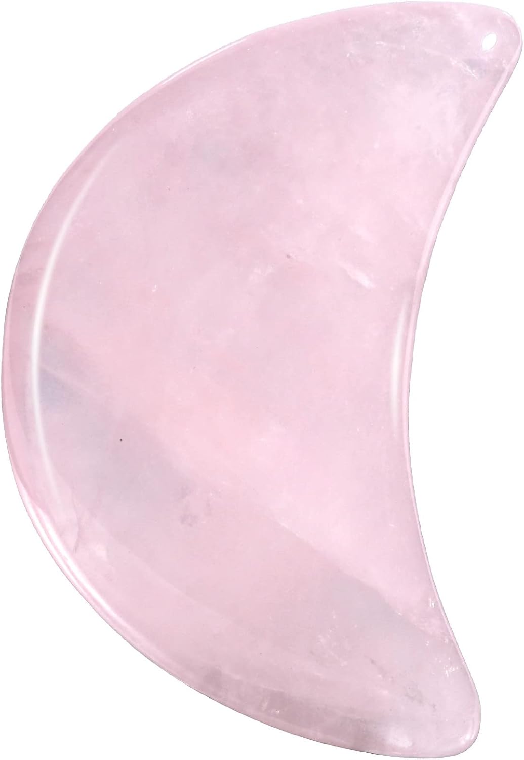 Nupuyai 6Pcs Crescent Moon Healing Crystal Stones for DIY Jewelry Making/Home Office Decoration, Pocket Palm Stones for Massage/Relaxation/Anxiety Relief, Blue Sand Stone