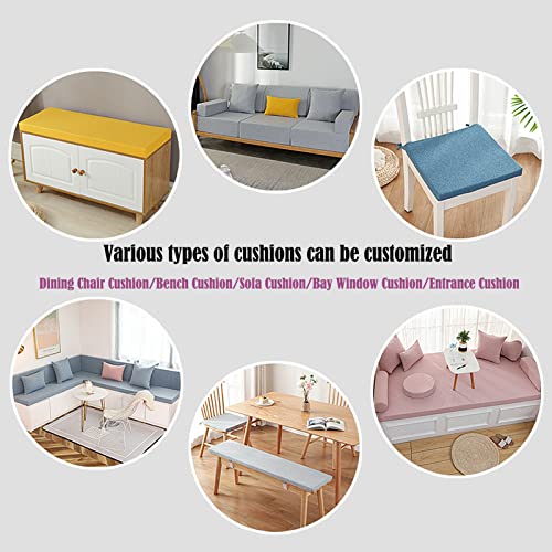 Almohadillas de asiento de alta gama para banco de interior, sofá y decoración del hogar 8