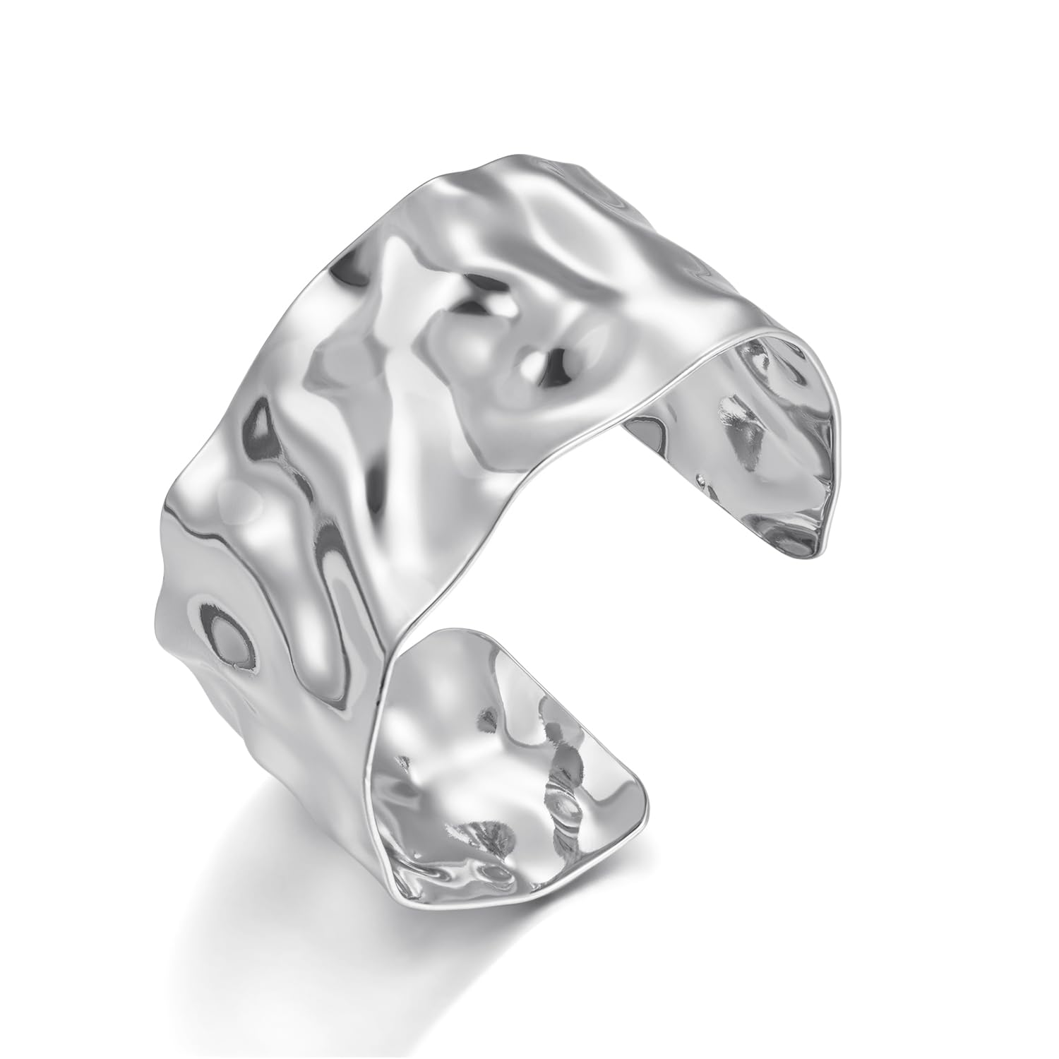 LILIE&WHITE Gold Bangle Bracelet For Women Boho Cuff Bracelet Silver Bangle Bracelet Back To School Bracelet Open Cuff Bracelet Jewelry