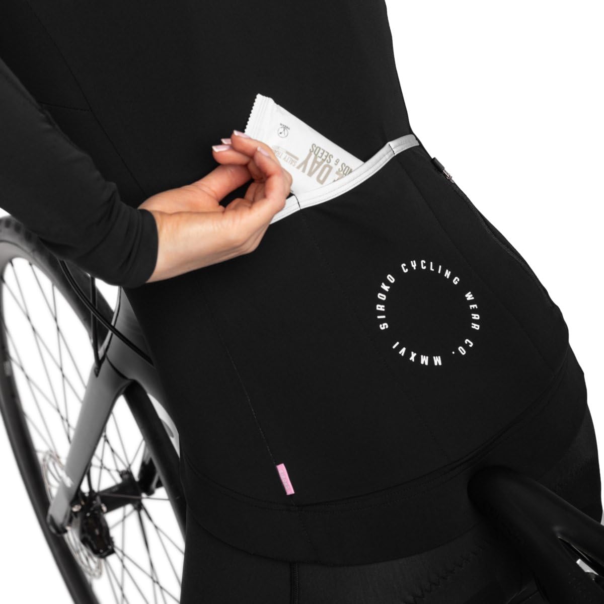 SIROKO - Magliette da Ciclismo Termica a Maniche Lunghe da Donne M4