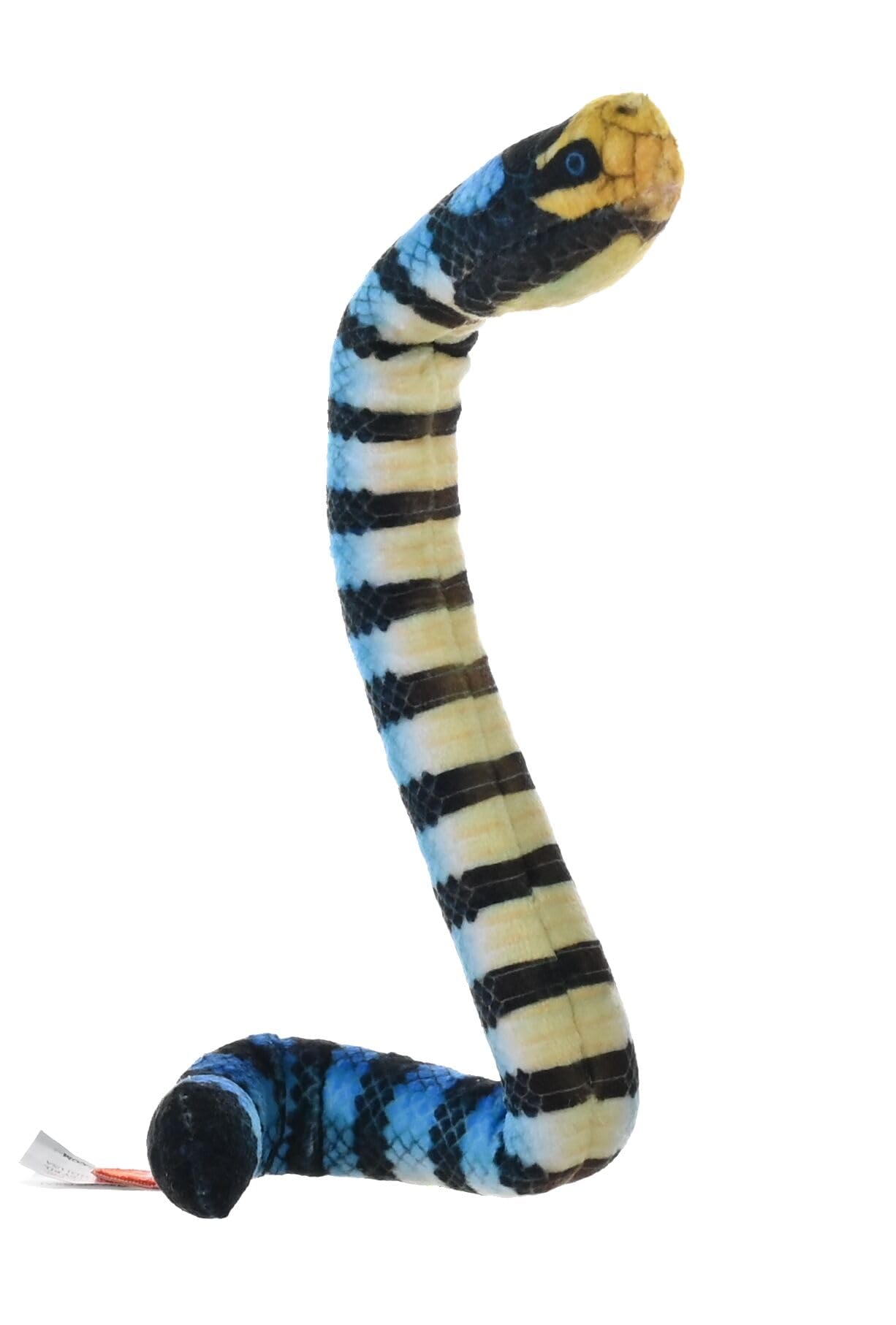 Wild Republic Coilkins Sea Snake Yellow Lipped, Stuffed Animal, 12 Inches, Plush Toy, Fill is Spun Recycled Water Bottles