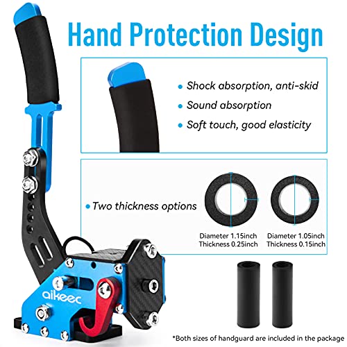 Image of Aikeec 64 Bit Usb Handbrake With Clamp For Pc Windows Sim Racing Games G25 G27 G29 T500 Fanatecosw Dirt Rally With Handle Grip