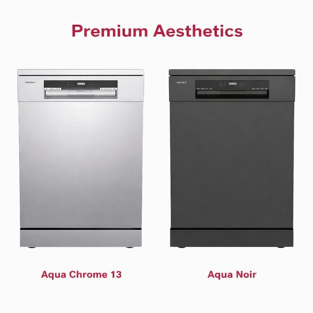 Hafele Aqua Noir Dishwasher control panel with 6 wash programmes