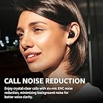 TOZO Hybrid Active Noise Cancelling Wireless Earbuds, 6 Mics ENC Clear Call, IPX8 Waterproof, in Ear Bluetooth 5.3 Headphones Stereo Bass Ear Buds 59H Playtime with LED Display 32 EQs via APP - Image 4