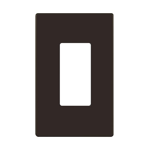 Miniatura 440 de ENERLITES SI8834-BK - Placa de pared decorativa sin tornillos, cubierta de enchufe segura, 4 entradas, 4.68 x 8.30 pulgadas (alto x largo), Negro