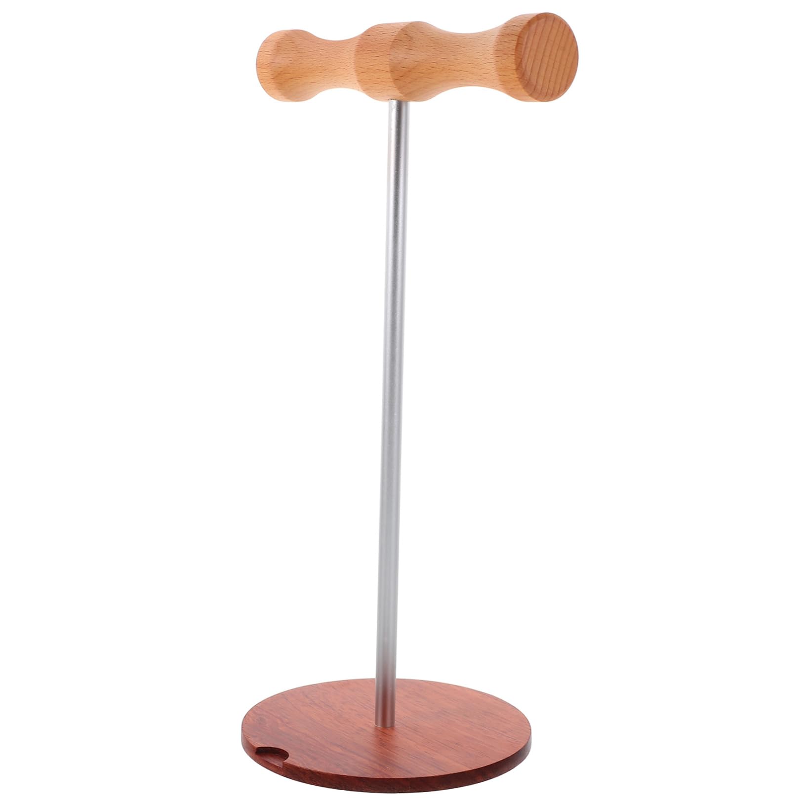 Estante de Hongo sólido Estante para Colgar Auriculares Soporte de sobremesa para Auriculares Soporte Universal para Auriculares Soporte para Auriculares de Mesa Madera