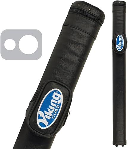 Miniatura 8 de Viking Estuche para taco de billar, Estuche para palo de piscina con correa para el hombro, Carcasa de vinilo y fieltro interior, Estuche para taco