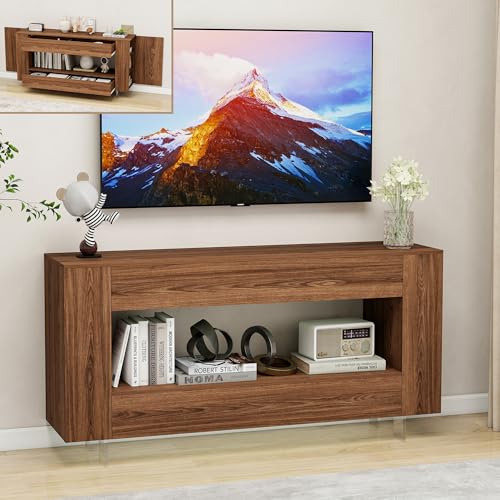 Vavkorkula TV Stand for 65 Inch with 2 Large Drawers