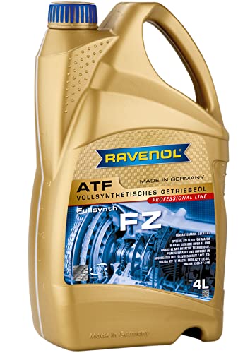 RAVENOL J1D2160-004 ATF (Automatic Transmission Fluid) - FZ Fluid Full Synthetic Compatable for use in Mazda 6-Speed Transmissions (4 Liter)