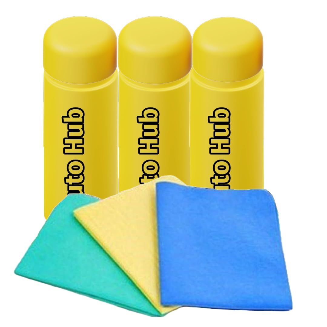 Auto Hub Ultra Absorbent Cleaning Chamois Cloths - (Assorted, Big Size ) - Pack of 3. (B07DXS9H5K) Amazon Price History, Amazon Price Tracker