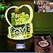 Shiny Alice Personalized Photo Night Light Bluetooth Led Lamp Color Changing Music Player Christmas Gift for Women