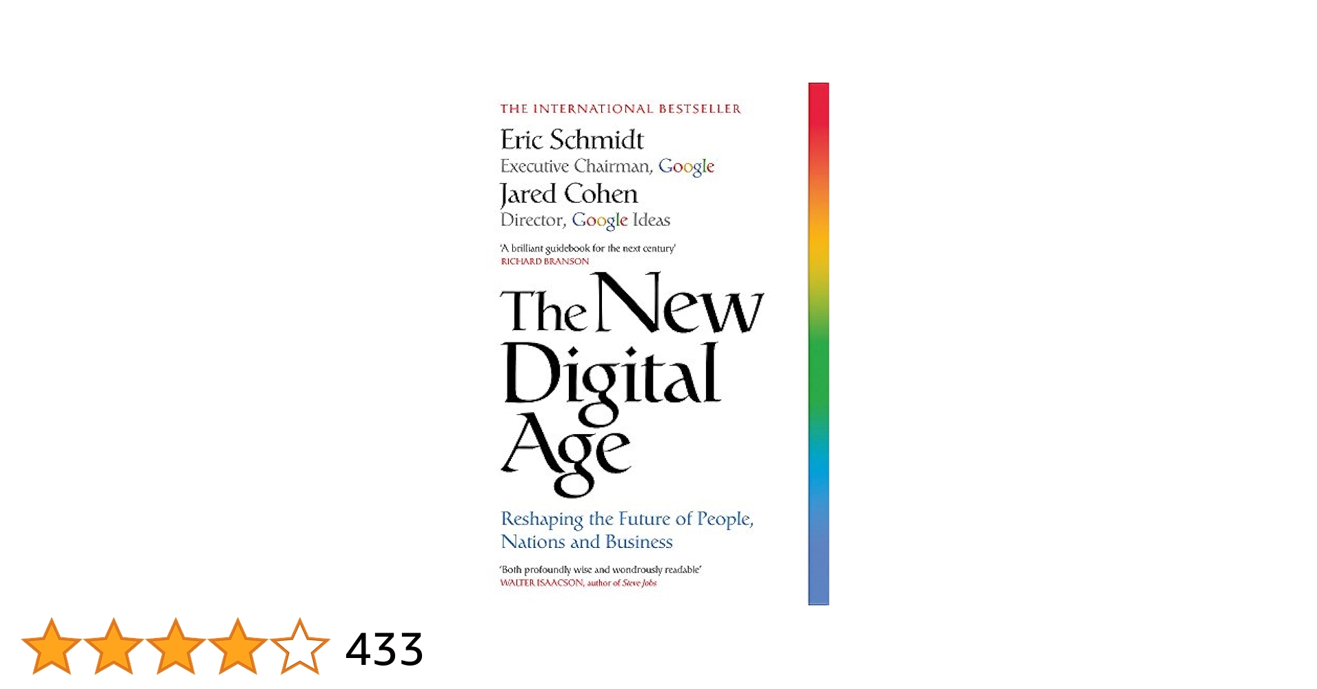 洋書　the new digital age jared cohen 美品 The New Digital Age by Eric Schmidt, Jared Cohen