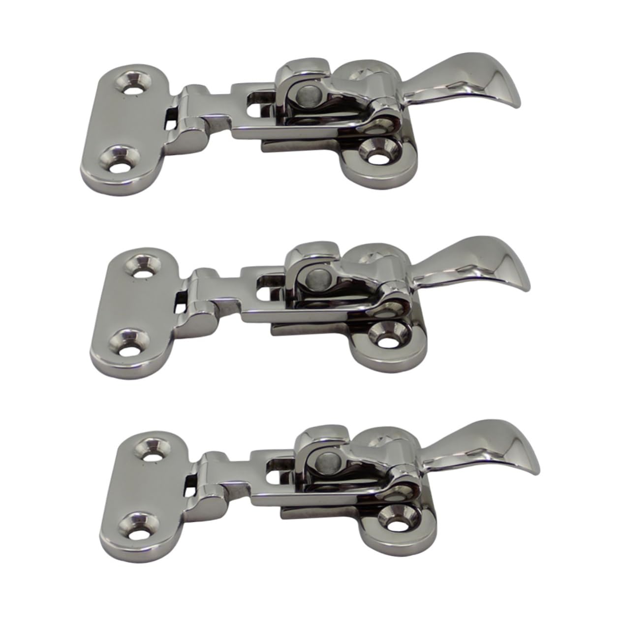 SUPVOX 3 Ganci Per Barche in Acciaio Inossidabile Con Chiusura Di Sicurezza Per Accessori A Scatto