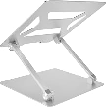 Suporte para laptop, suporte ajustável para laptop em forma de Z Elevador ergonômico para laptop para casa para escritórios para laptops de 10-17 polegadas para sala de reuniões