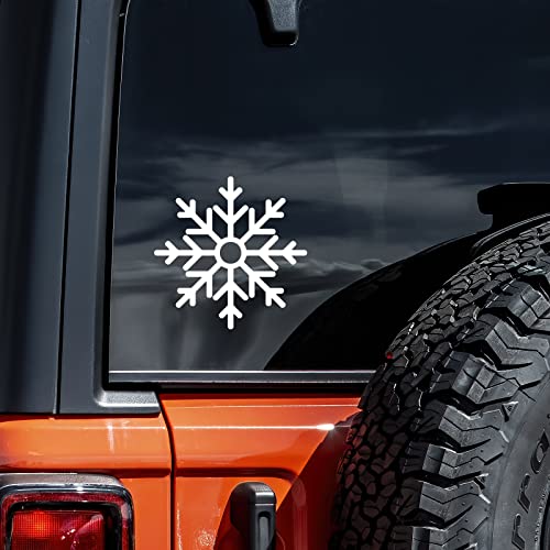 Simple Snowflake Decal Vinyl Sticker Auto Car...