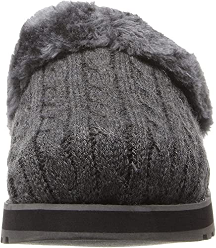 Skechers Skechers BOBS Women's Keepsakes Delight Slipper, Charcoal, 6.5 M US