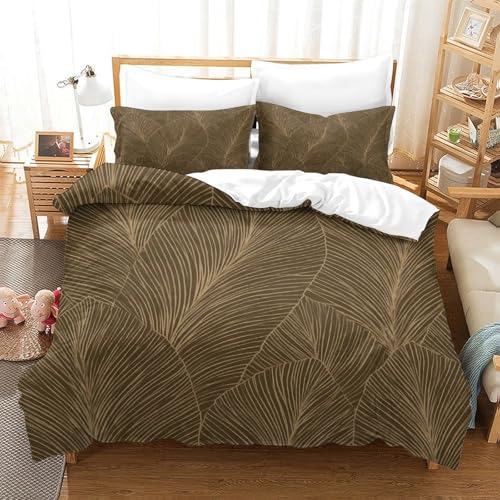 Parure de lit microfibre 260x220 cm avec fermeture éclair résistante