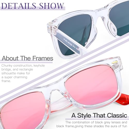 Image of SIPHEW Polarized Sunglasses for Women & Men - UV400 Mirrored Eyewear | Designer Unisex Fashion Sun Glasses w /Medium Fit,Suitable for Any Face Shape,Beach,Everyday Wear